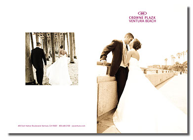 Crowne Plaza Wedding folder and inserts